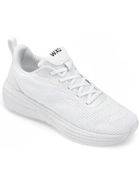 Men's White Casual Walking Shoes Lightweight Breathable Non Slip Running Shoes
